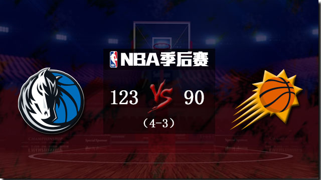 独行侠狂胜太阳晋级西决 