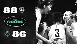 WNBA简报:天空88-86力克自由人 韩旭10+2 中国德比 李月汝2+3