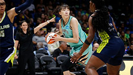 WNBA简报：自由人91-73逆转飞翼  韩旭6+4 约内斯库13+9+7