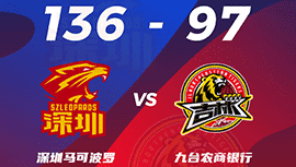 CBA简报:深圳136-97大胜吉林 贺希宁28+6 萨林杰16+14+7