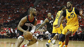 2018年NBA东部半决赛G5全场录像回顾：火箭112-102轻取爵士