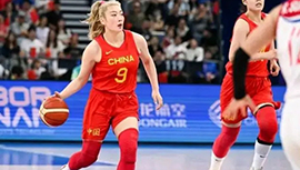 亚运女篮:中国队100-44大胜朝鲜队挺进决赛 李月汝25+15