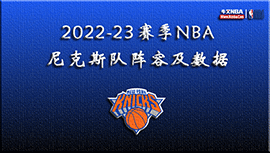 2022-23赛季NBA尼克斯队阵容及数据