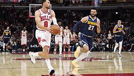 NBA简报:公牛133-124胜掘金 德罗赞19分 拉文17分 约基奇17+6