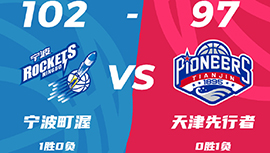 CBA简报:宁波102-97力克天津 王俊杰16+8+9 林庭谦17中4