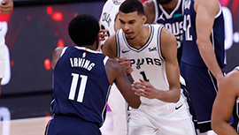 NBA简报:独行侠126-119胜马刺 东契奇33+14+10 欧文22+6 文班15+5