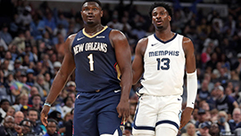 NBA简报:鹈鹕111-104轻取灰熊 麦科勒姆24+6 锡安23+7 贝恩31分