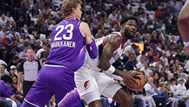 NBA简报:爵士115-99力克开拓者 克拉克森30分 艾顿22+10