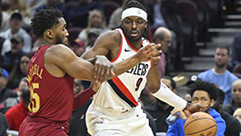 NBA简报:开拓者103-95逆转骑士 夏普29+10+5 米切尔23+7+6