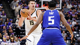 NBA简报:国王123-117终结掘金 福克斯26+16 约基奇36+13+14