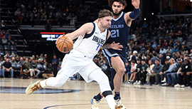 NBA简报:独行侠120-113轻取灰熊 东契奇34+8+6  小贾伦39分