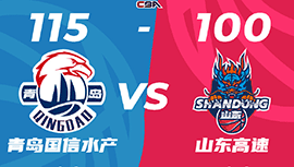 CBA简报:青岛115-100轻取山东 杨瀚森8+11+8帽 陶汉林26+10