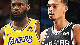 12月16日NBA常规赛比赛看点：詹姆斯复出送文班19连败？