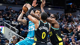 NBA简报:步行者144-113大胜黄蜂 希尔德25分 哈利伯顿19+13 罗齐尔25+9+7