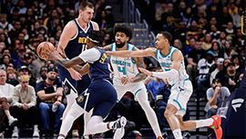 NBA简报:掘金111-93击败黄蜂 穆雷25+7 约基奇13+11+6 小桥26+9