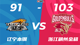 CBA简报:辽宁91-103不敌浙江 张镇麟20分 吴前24+6