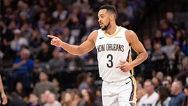 NBA简报:鹈鹕133-100大胜国王 麦科勒姆30+7 福克斯10中1