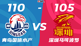 CBA简报:青岛110-105力克深圳 杨瀚森22+14 赵嘉义18+8 贺希宁19分