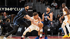 NBA简报:老鹰106-104胜魔术 穆雷26+5&中投绝杀 杨18+12+8失误 班凯罗26分