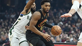 NBA简报:骑士135-95轻取雄鹿 米切尔31+7 尼昂14中13砍33+5