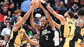 NBA简报:快船127-107击败猛龙 哈登22+10+13 威少20+5 巴恩斯23+5