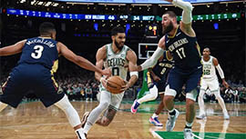 NBA简报:绿军118-112逆转鹈鹕 獭兔28+10+8 莺歌锡安合砍54分