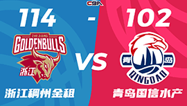 CBA简报:浙江114-102击败青岛 余嘉豪26+9+5+5帽 杨瀚森27+12+5