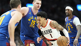 NBA简报:掘金127-112轻取开拓者 约基奇29+15+14 小波特34+12