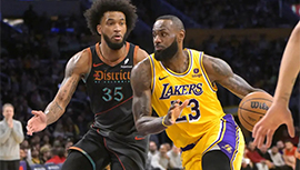 NBA简报:湖人134-131险胜奇才 浓眉40+12 老詹31+9 普尔赛季新高34分