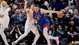 NBA简报:掘金142-121狂胜爵士 穆雷37+7 约基奇24+6+8 基昂特-乔治29+6