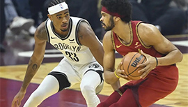 NBA简报:篮网120-101轻取骑士 布里奇斯25分 托马斯29+7+5 米切尔缺阵