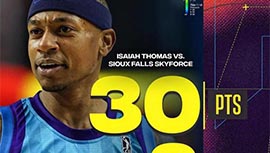 还能重回NBA？小托马斯发展联盟连续第3场砍下30+