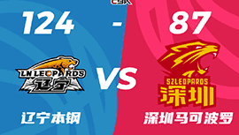 CBA简报:辽宁124-87大胜深圳 沈梓捷1板！赵继伟24+10