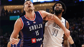 NBA简报:美国男篮105-79大胜塞尔维亚 库里24分 浓眉6盖帽