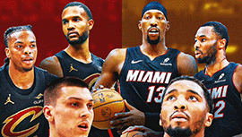 2024-2025赛季NBA季后赛东部首轮战绩-骑士vs热火