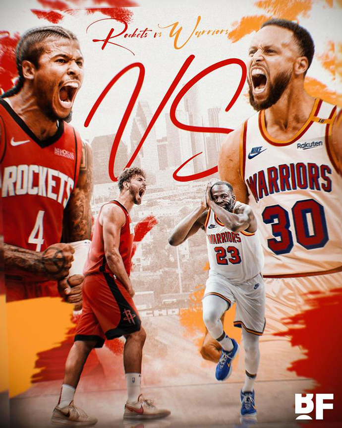 2024-2025赛季NBA季后赛西部首轮战绩-火箭vs勇士